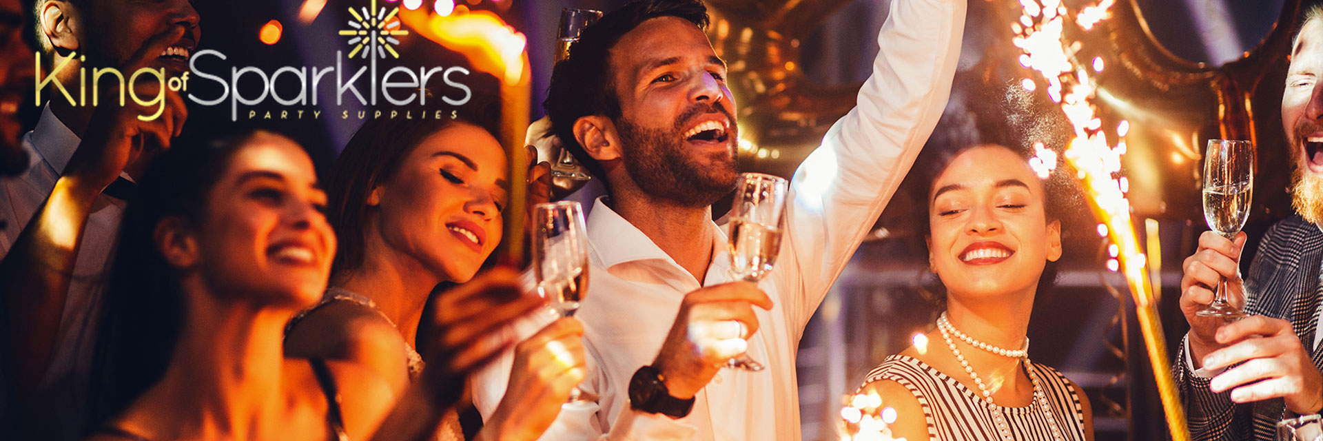 Nightclub Sparklers and Confetti