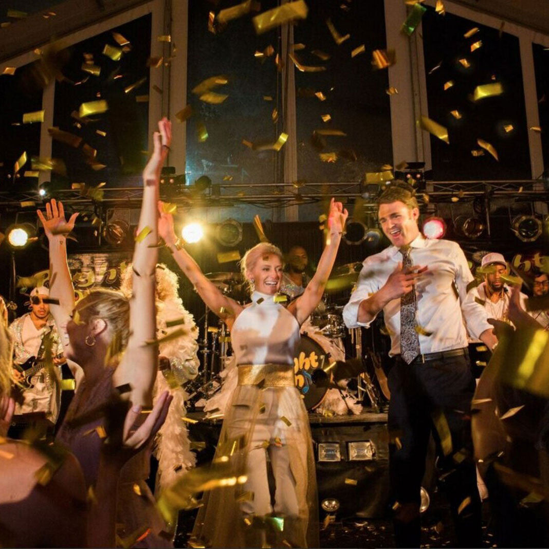 30" Confetti Cannon Metallic Gold 