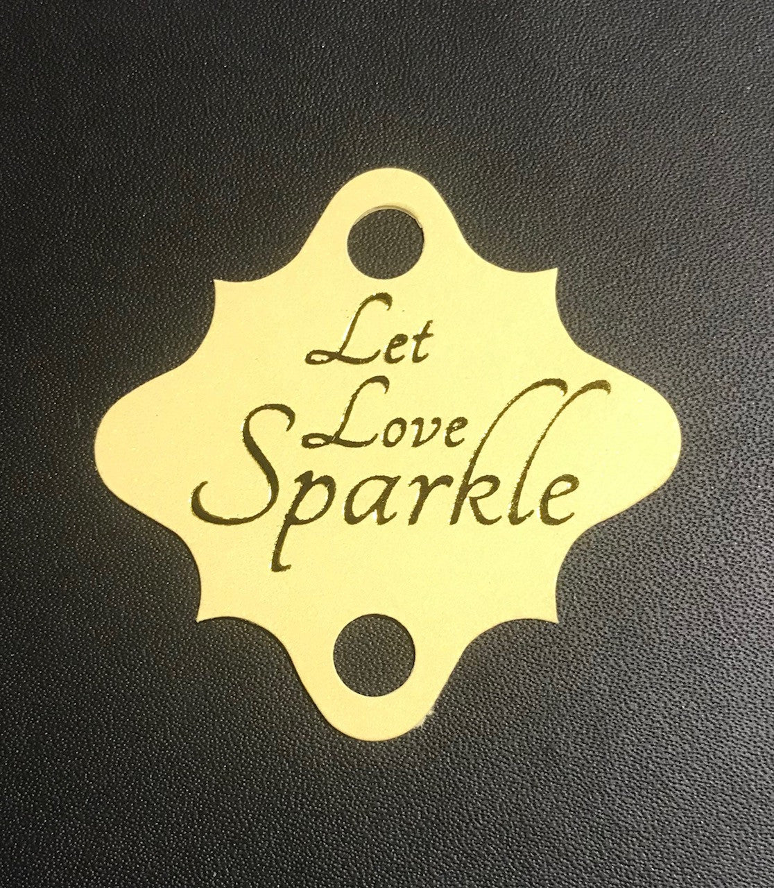 'Let Love Sparkle' Wedding Tags (pack of 24)