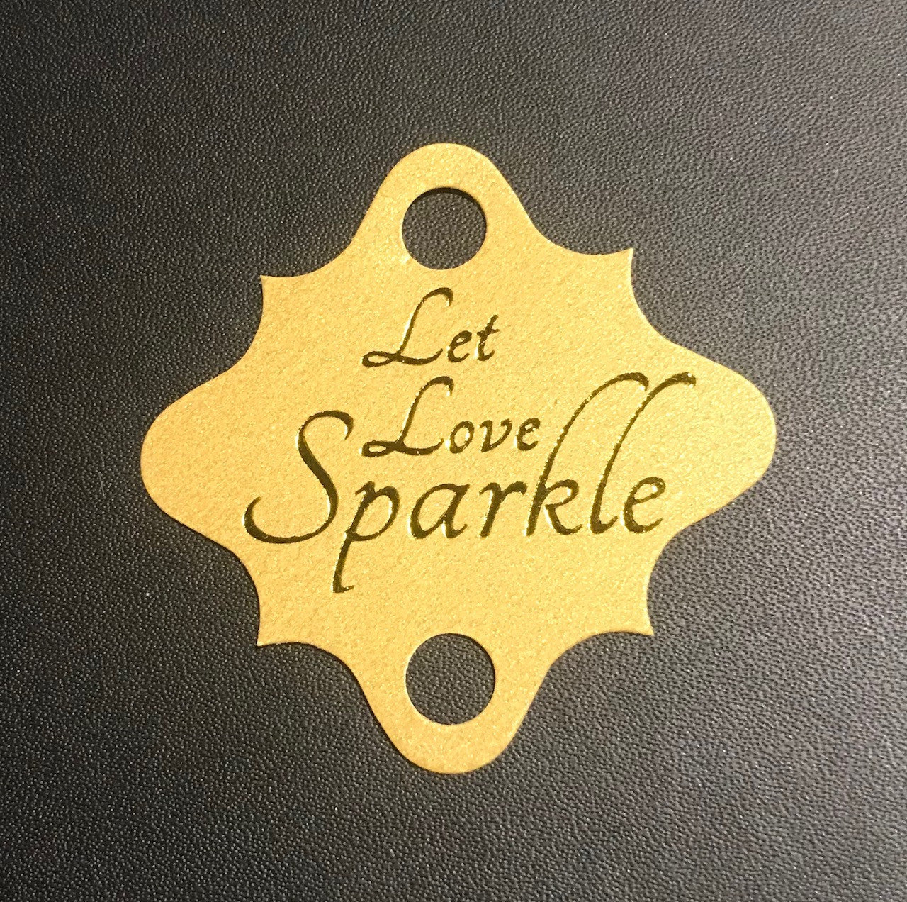 'Let Love Sparkle' Wedding Tags (pack of 24)