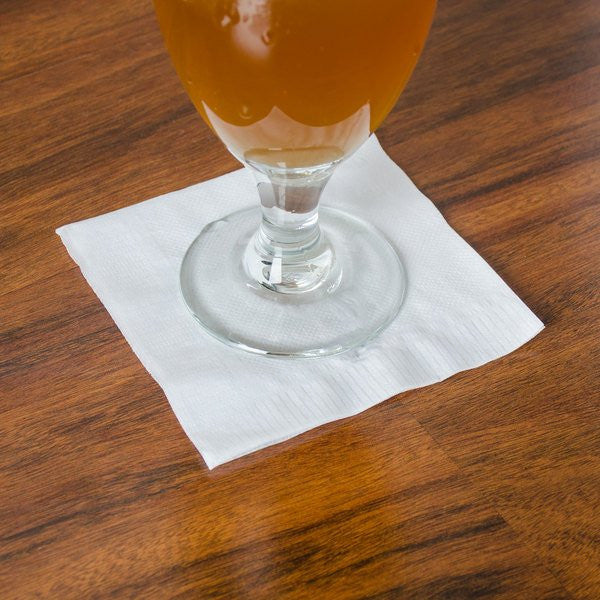 White Beverage Napkins 1 Ply 10x10