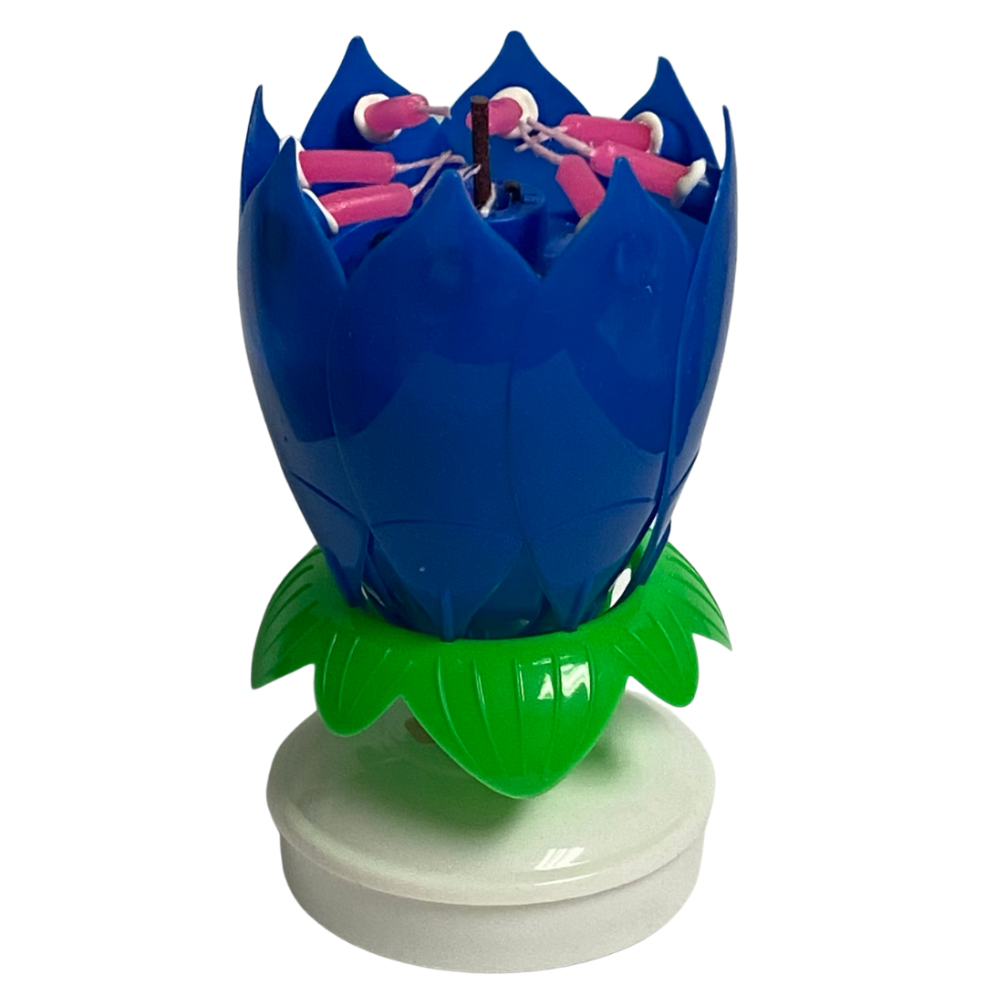 Flower Spinning Birthday Candle