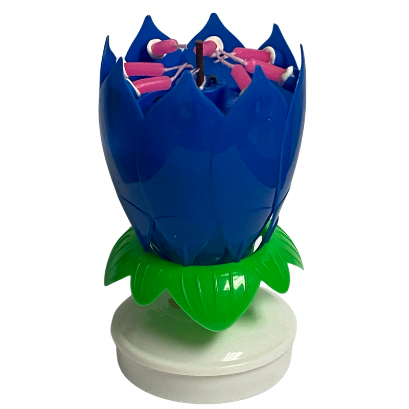 Flower Spinning Birthday Candle