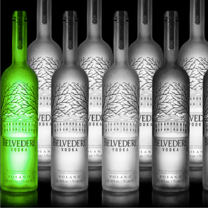 LED Bottle Glorifier Sticker Light