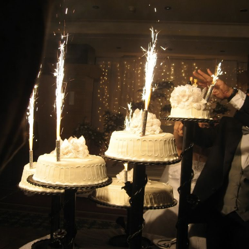 Cake Sparklers for Parties Events Birthdays Nightclubs