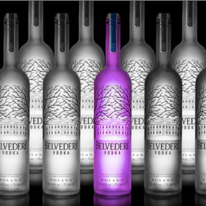 LED Bottle Glorifier Sticker Light