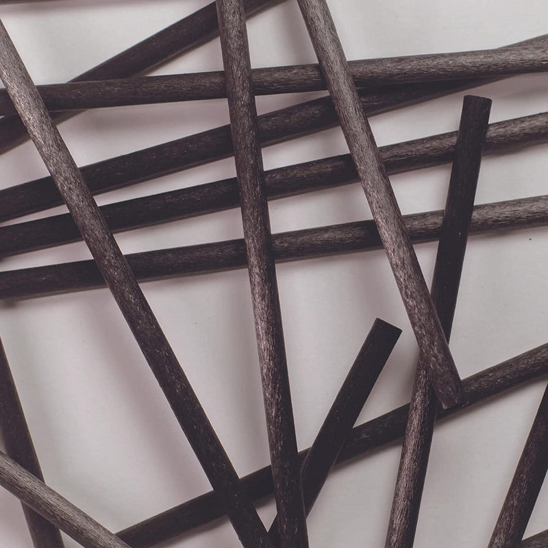 Black Agave Straws Short 5.75