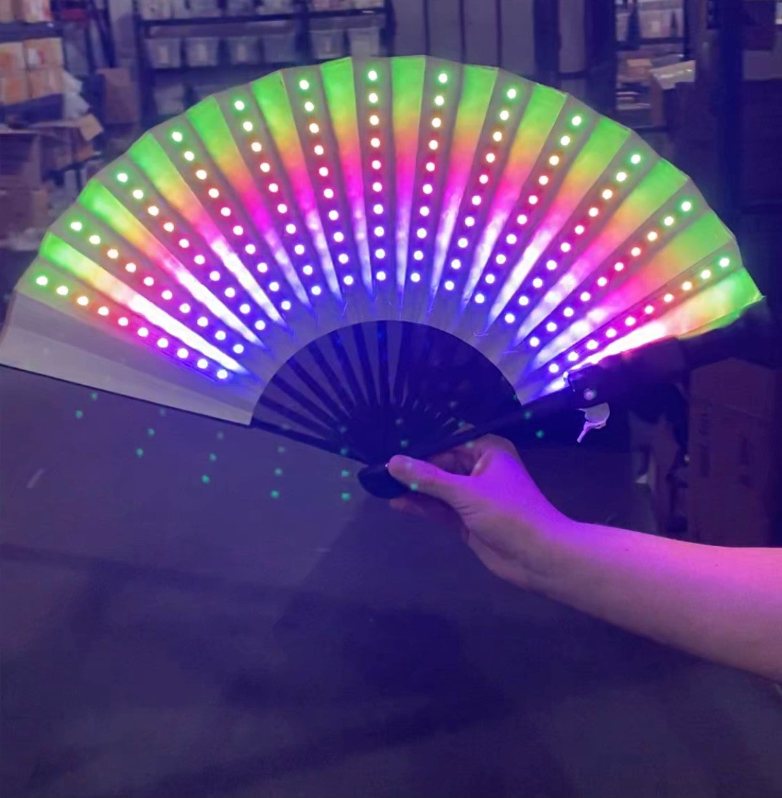 LED HAND FAN