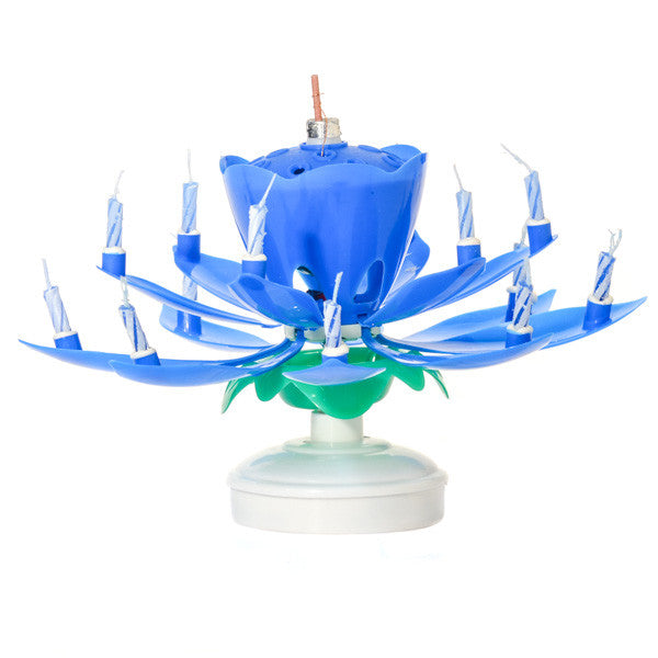 Flower Spinning Birthday Candle