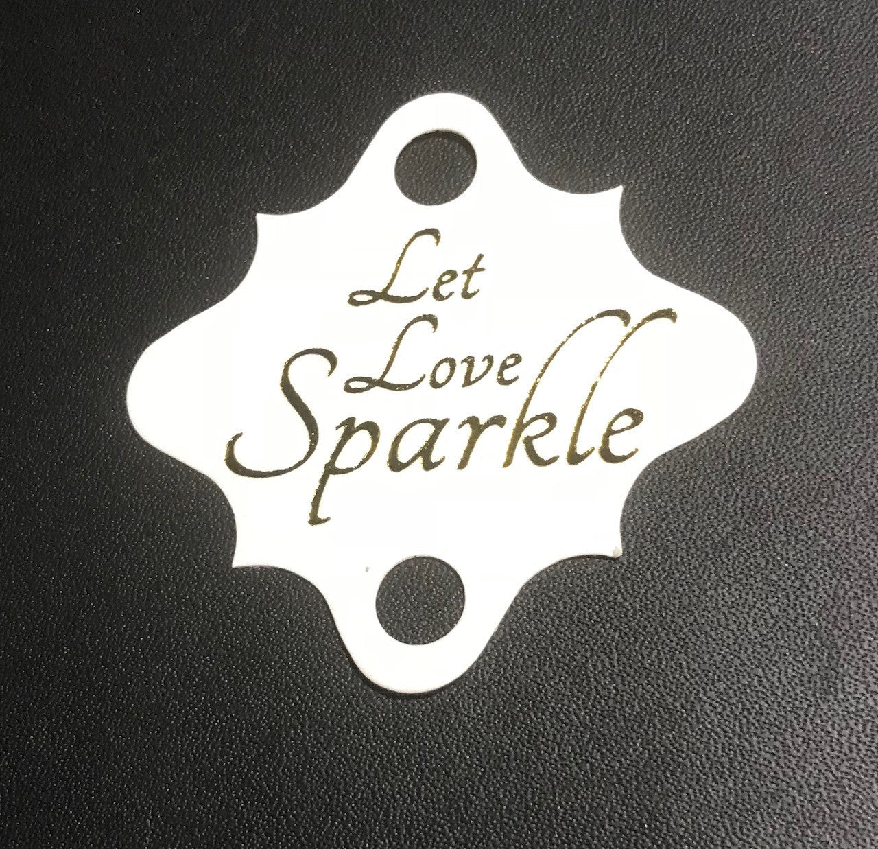 Let Love Sparkle Wedding Tags 24 Pack