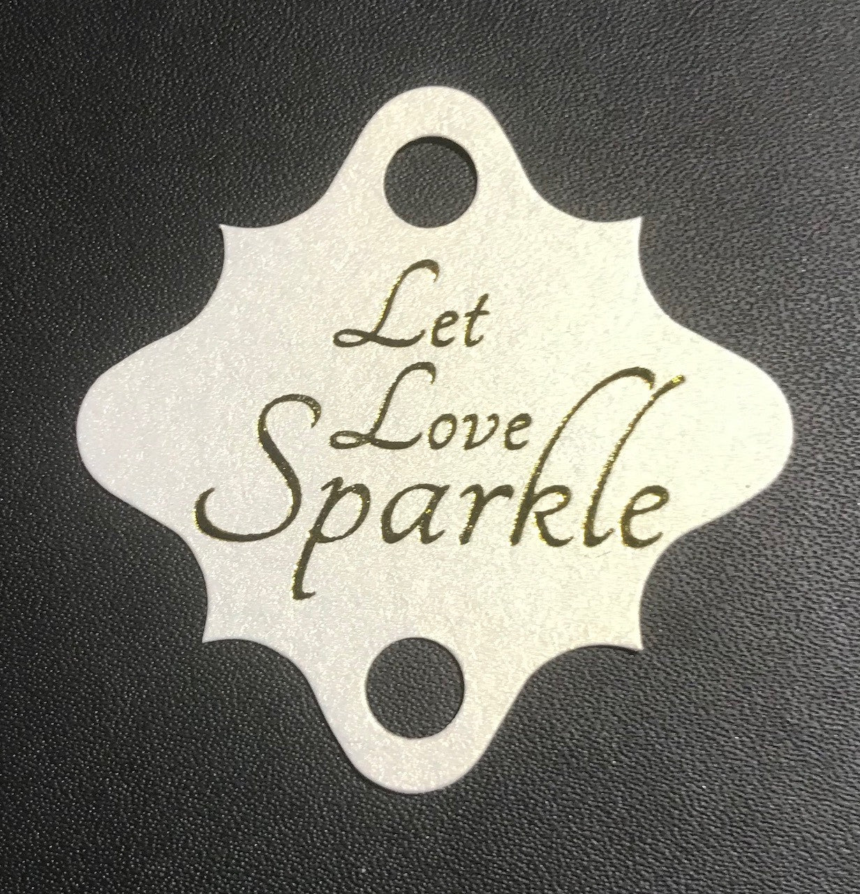 Let Love Sparkle Wedding Tags 24 Pack
