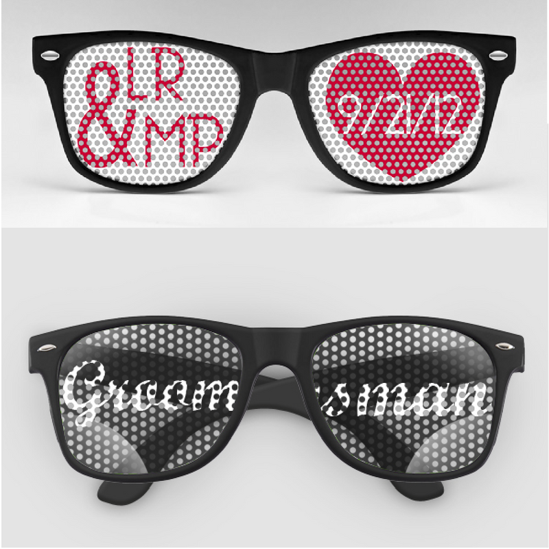 Customized Wedding Sunglasses sold in bulk