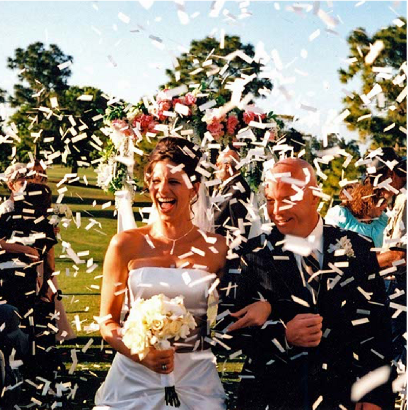  14 inch Confetti Stick 