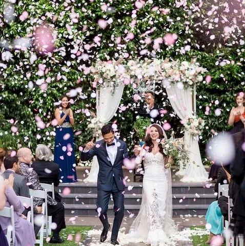 12" Confetti Cannon - Rose Petals