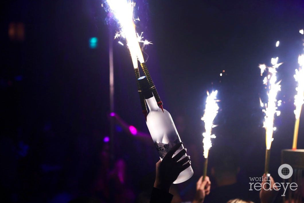 Champagne Bottle Sparklers