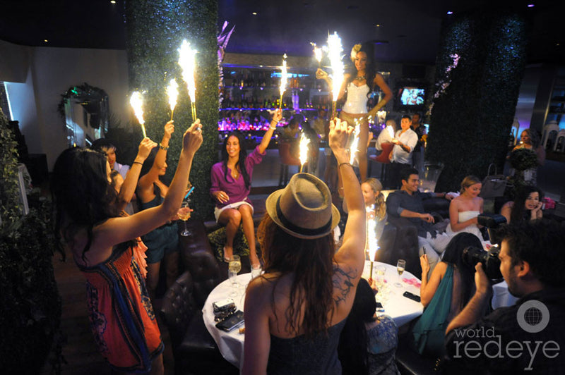 Champagne Bottle Sparklers