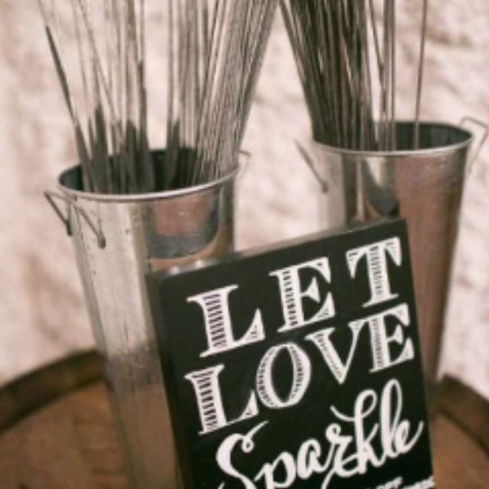 Wedding 15 inch Bucket Display 