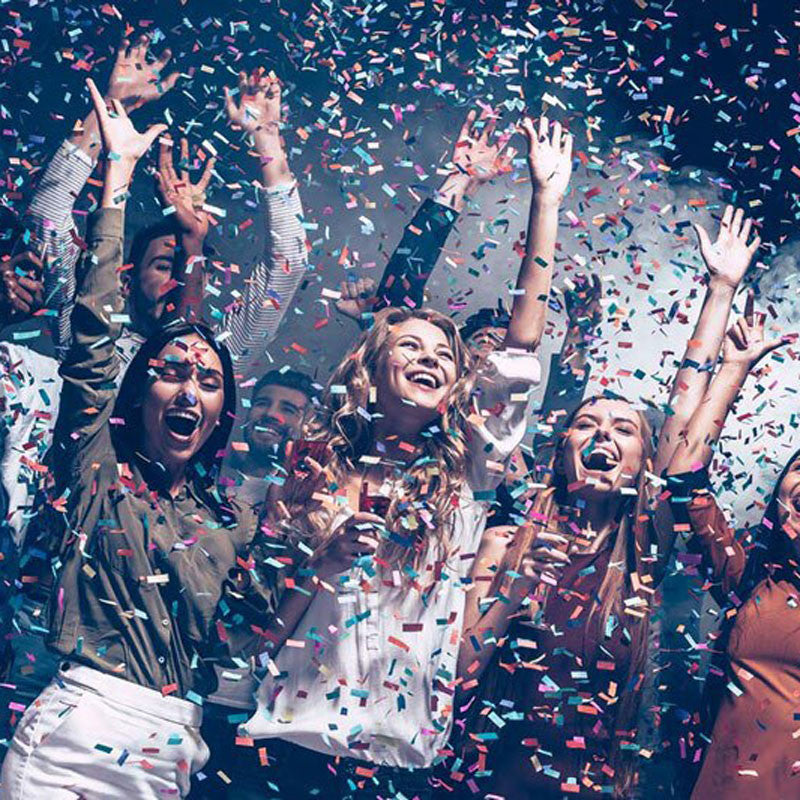 30" Confetti Cannon Metallic Multi-Color 