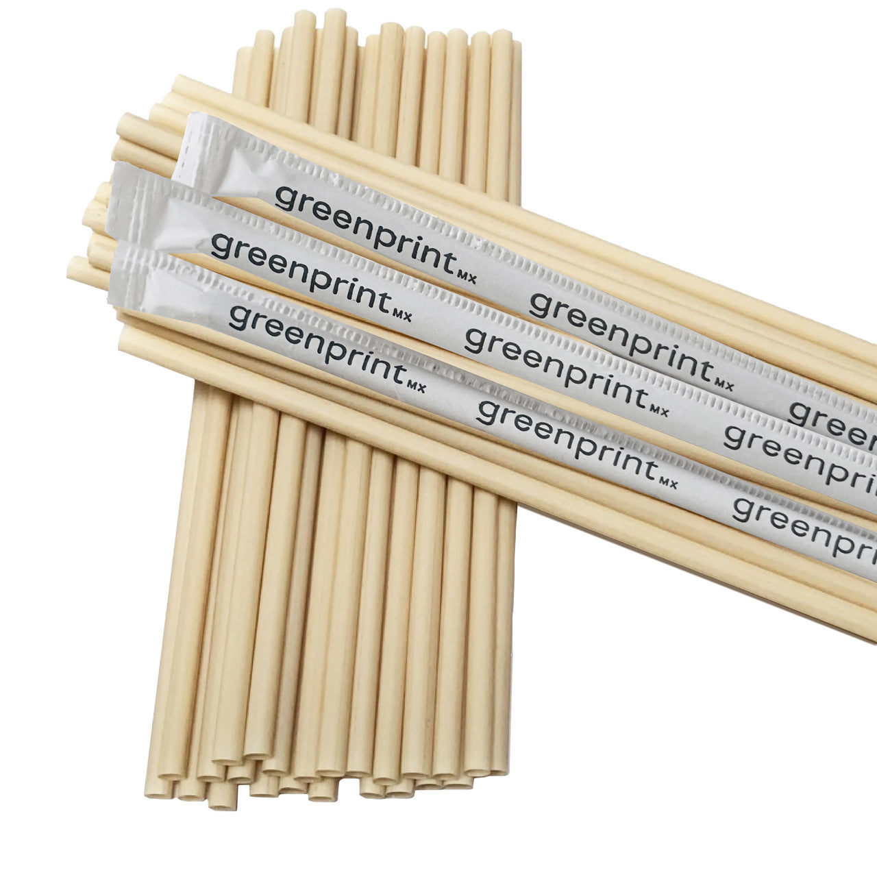 Potato Starch Straws Individually Wrapped Plant Based Restaurant Bulk 