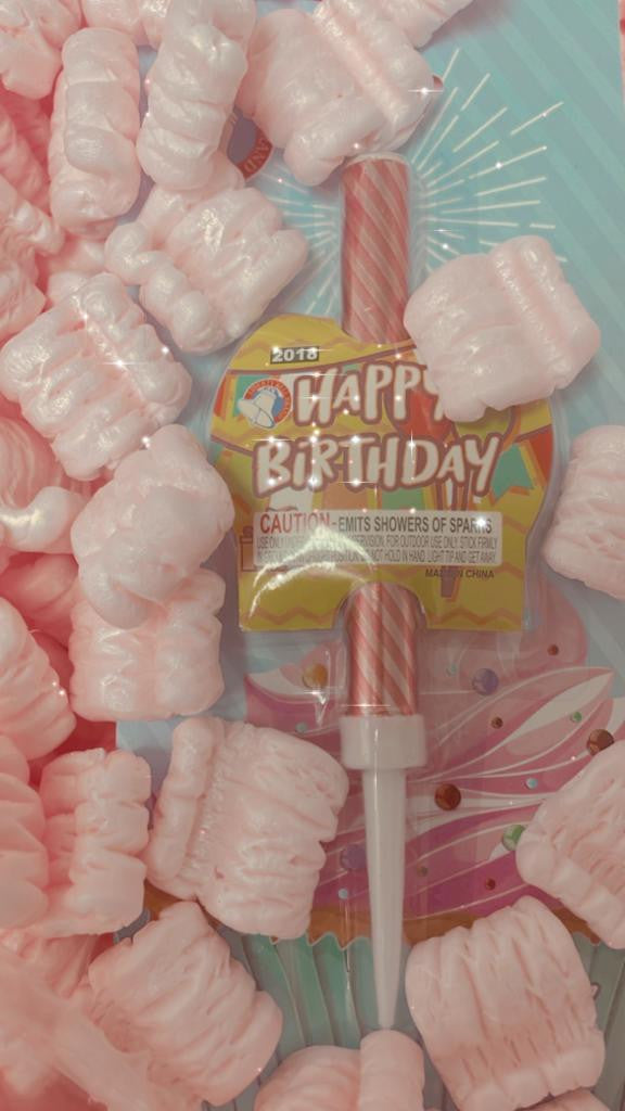 Happy Birthday Single Sparkler