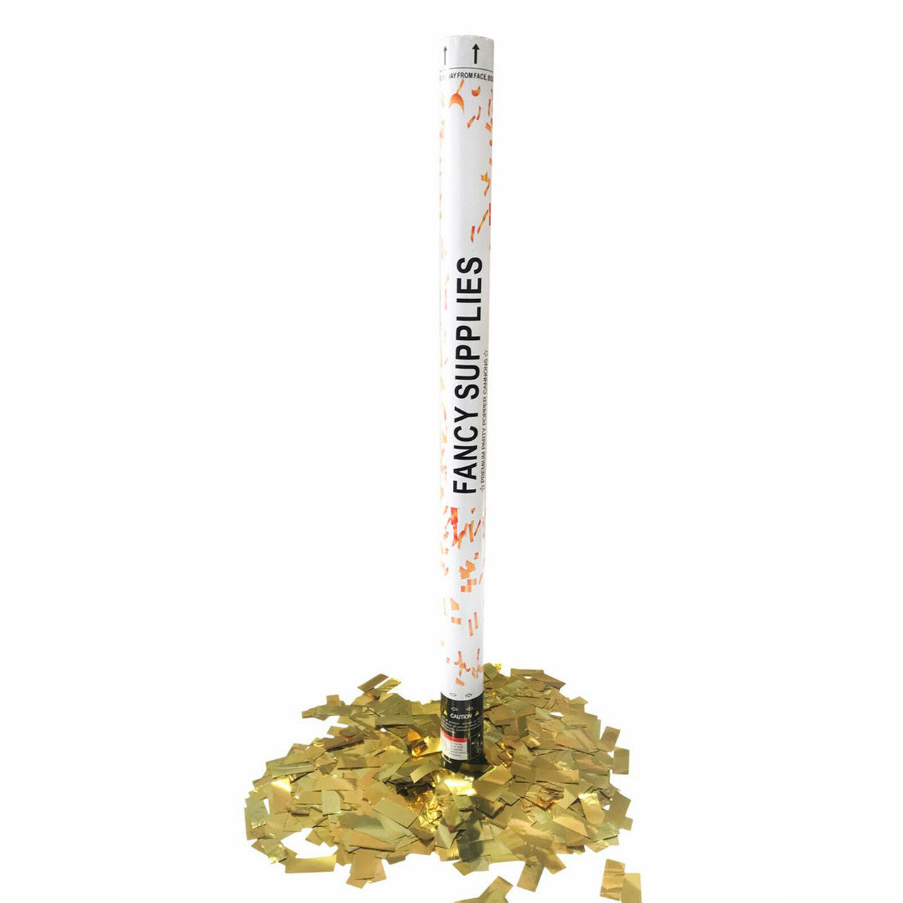 30" Confetti Cannon Metallic Gold 
