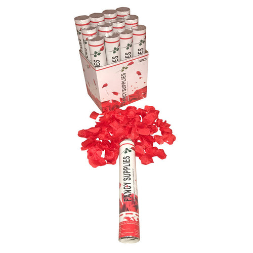 12" Confetti Cannon Rose Petals