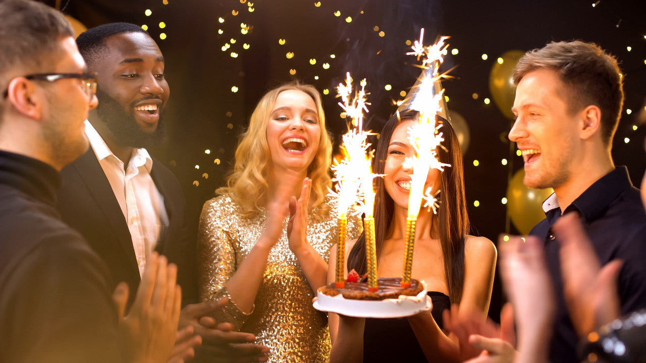 Premium Wedding Cake 6 inch Sparklers
