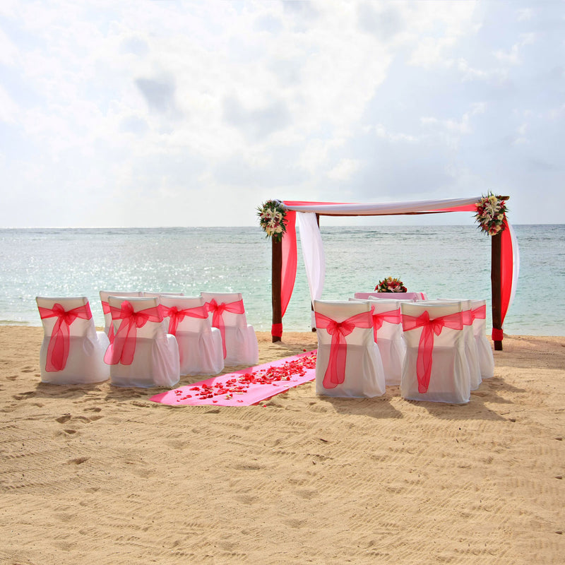 Red Silk Rose Petals 100 pieces