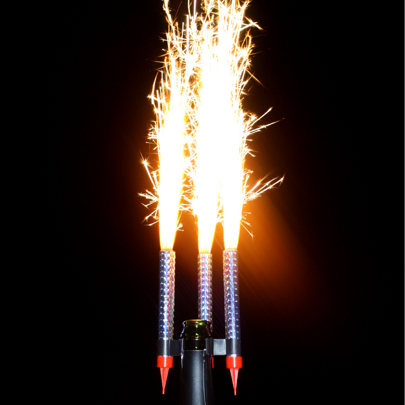 Triple Bottle Sparkler Safety Clips 
