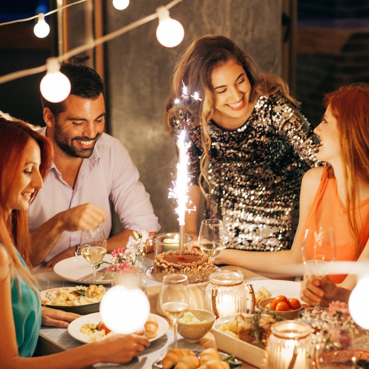 Cake Sparklers for Parties Events Birthdays Nightclubs