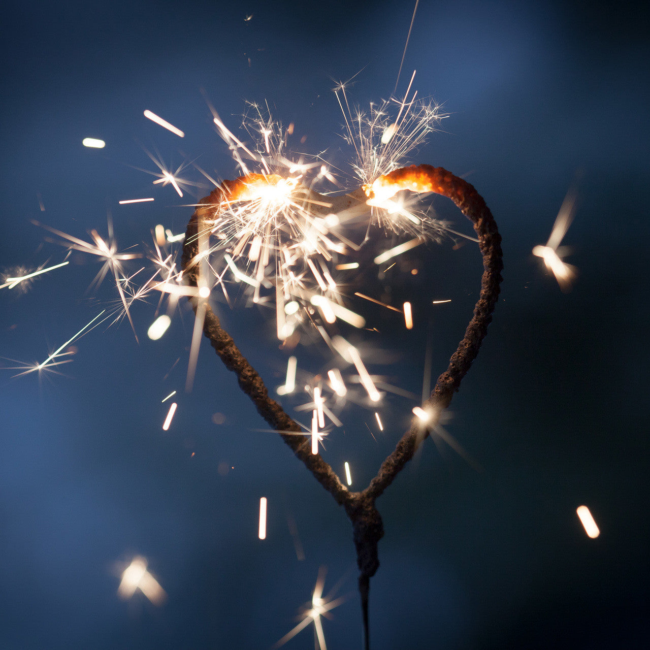 7 nch Heart Wedding Sparklers 