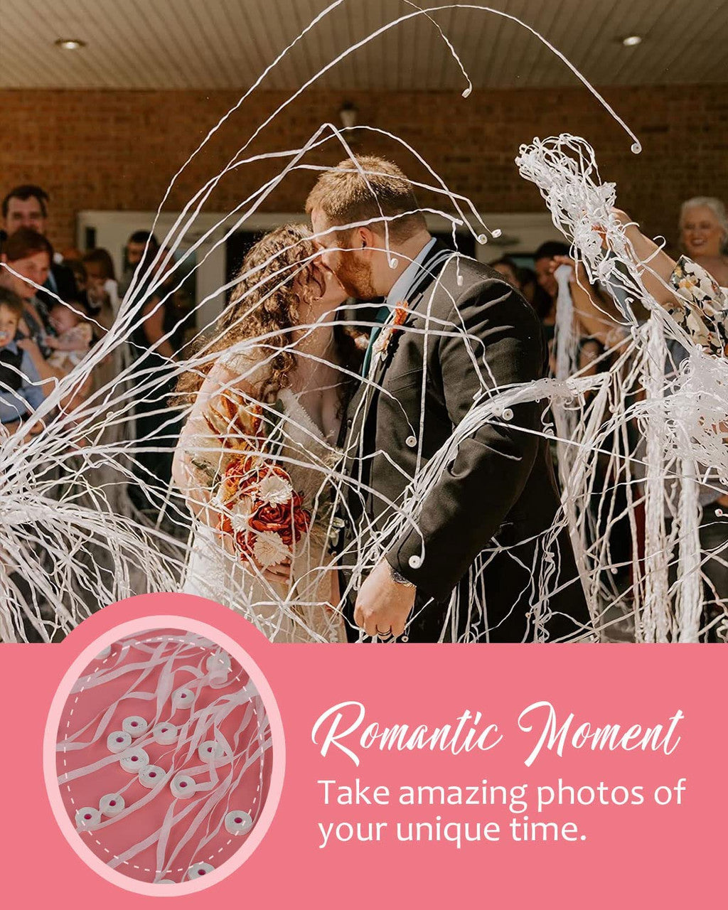 White Streamers 10 pack 