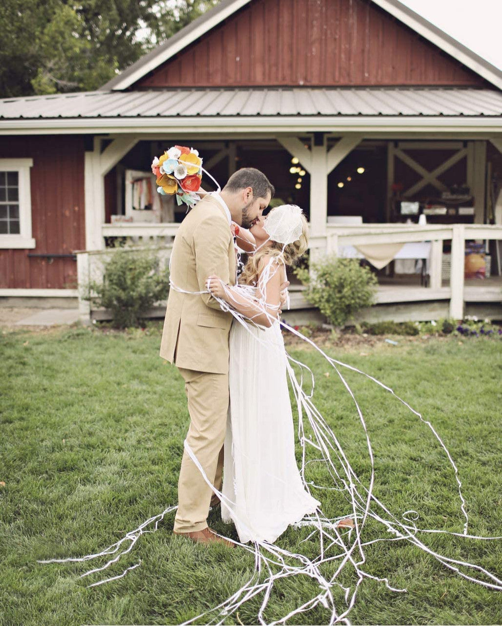 White Streamers 10 pack 