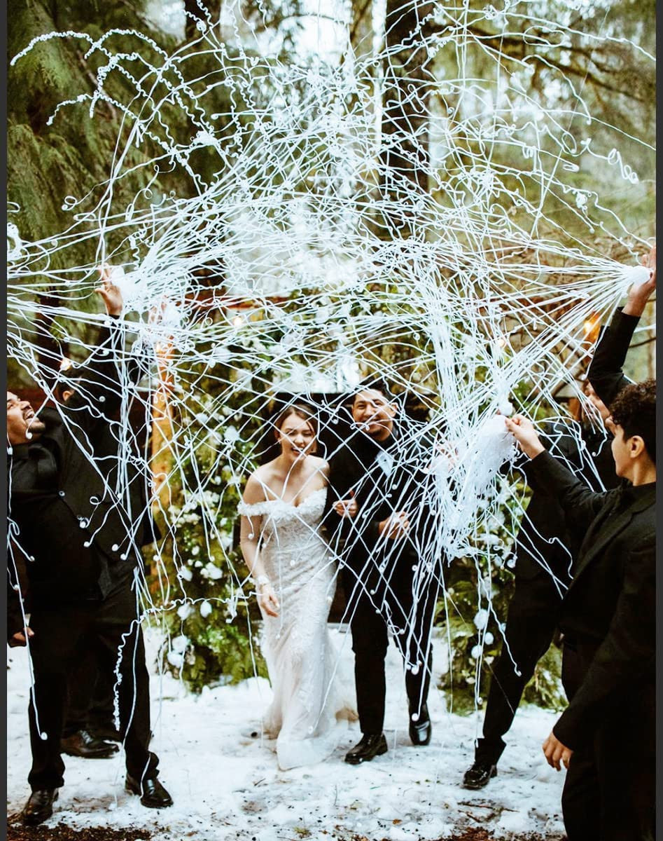 White Streamers 10 pack 